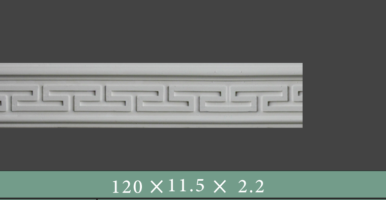 code-454 گچ بری طولی طرح دار کد ۴۵۴ - تصویر 1